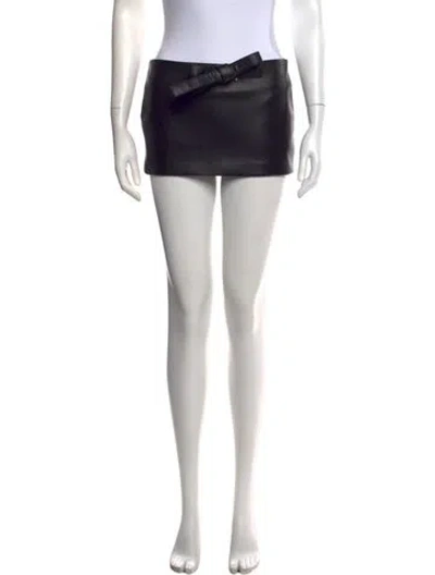 Pre-owned Lado Bokuchava Mini Skirt In Neutrals