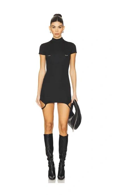 Lado Bokuchava Kleid Mit Rollkragen In Black