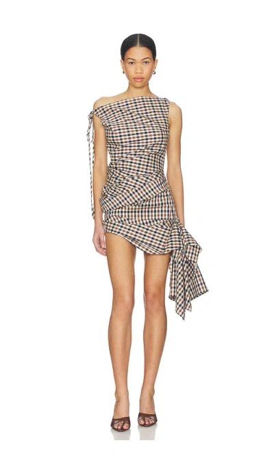 Lado Bokuchava Twirl Dress In Multi