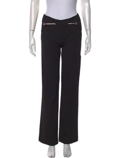 Pre-owned Lado Bokuchava Wide Leg Pants In Black