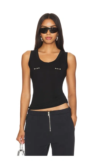 Lado Bokuchava X Revolve Pierced Cropped Tank Top In Black