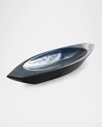 Ladorada Blue Bird's Eye Centerpiece In Black