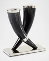 Ladorada Bull Horn Candleholders