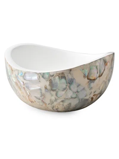 Ladorada 7" Mother-of-pearl Accent Bowl In Natural