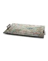 Ladorada Sterling Silver, Mother-of-pearl & Wood Serving Tray In Neutral Pattern