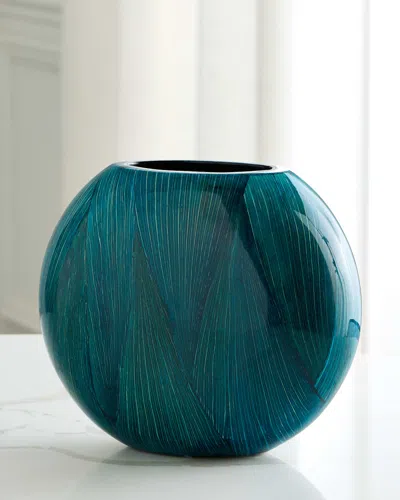Ladorada Small Symmetry Vase In Blue Maize