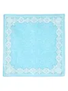 Lady Anne Abstract-print Handkerchief In Blue