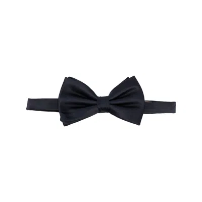 Lady Anne Classic Silk Bow Tie In Blue