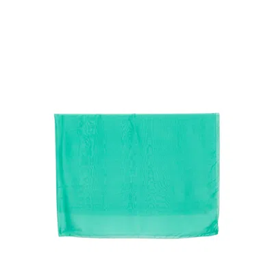 Lady Anne Pure Silk Scarf In Green