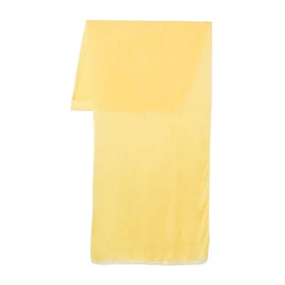Lady Anne Pure Silk Stole In Yellow
