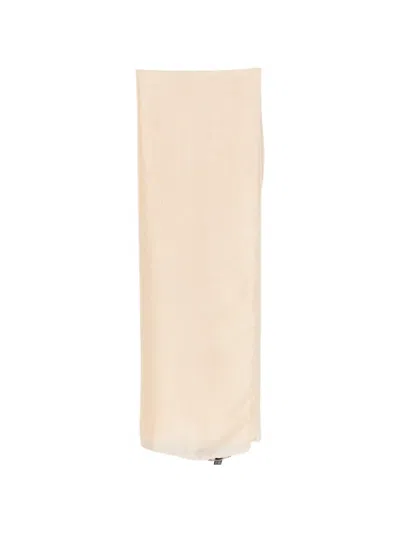 Lady Anne Rectangular-shape Scarf In Neutrals