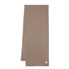 Lady Anne Logo-patch Cashmere Scarf In Beige