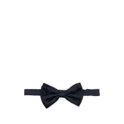 Lady Anne Silk Bow Tie In Blue