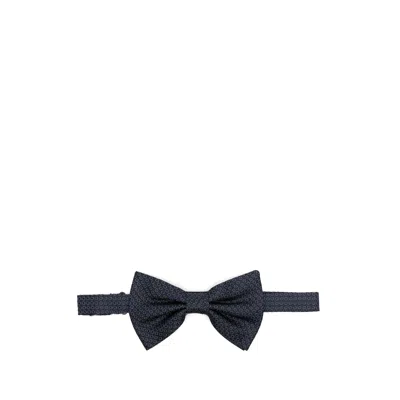Lady Anne Silk Bow Tie In Blue