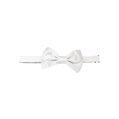 Lady Anne Silk Satin Bow Tie In Gray