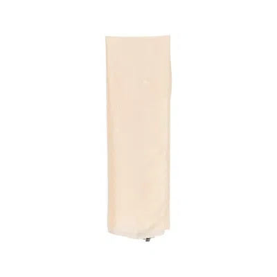 Lady Anne Silk Stole In Beige
