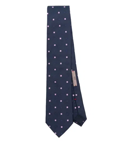 Lady Anne Silk Tie In Blue