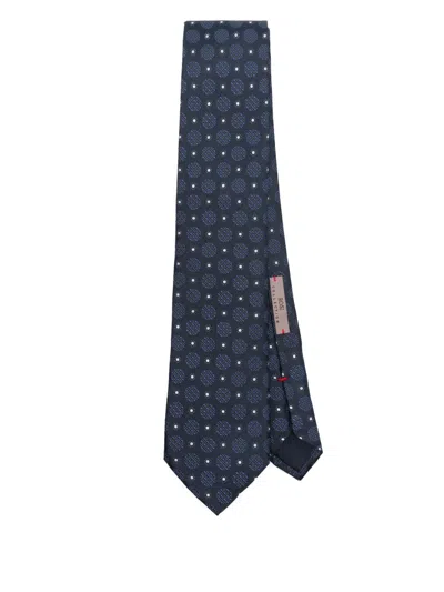 Lady Anne Silk Tie In Blue