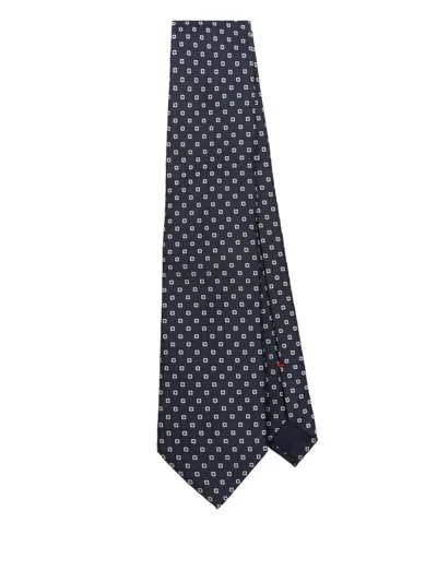 Lady Anne Silk Tie In Blue