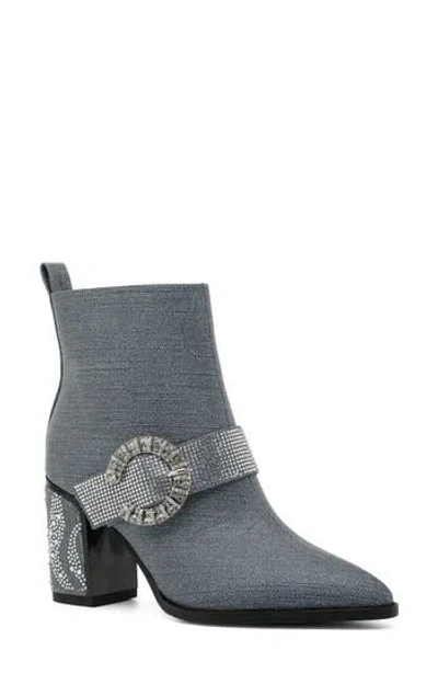 Lady Couture Addison Pointed Toe Ankle Boot In Multi