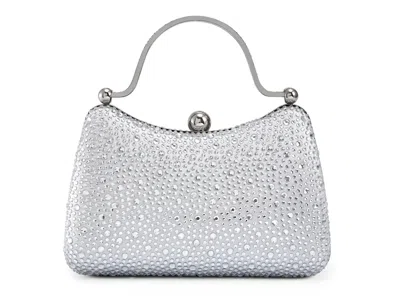 Lady Couture Aria Clutch In Silver