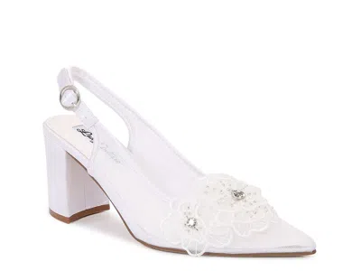 Lady Couture Ballroom Pump In White