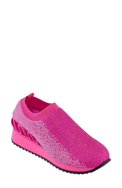 Lady Couture Bella Rhinestone Sneaker In Multi