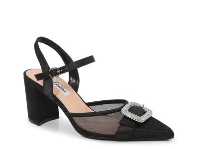 Lady Couture Bianca Slingback Pump In Black