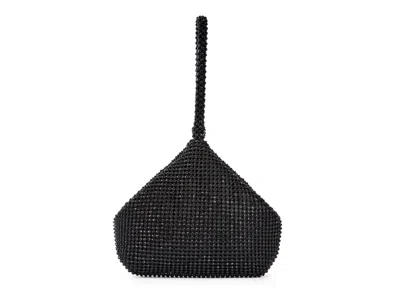 Lady Couture Bling Clutch In Black