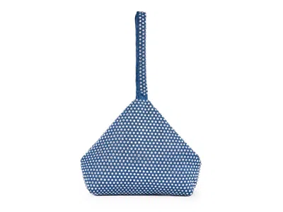 Lady Couture Bling Clutch In Blue