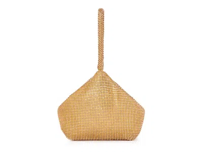 Lady Couture Bling Clutch In Gold