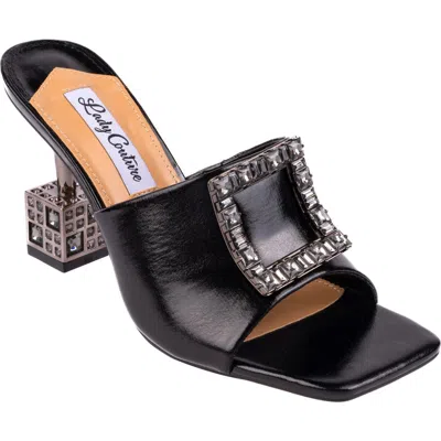 Lady Couture Casino Slide Sandal In Animal Print