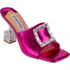 Lady Couture Casino Slide Sandal In Pink