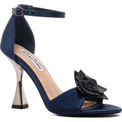 Lady Couture Cher Ankle Strap Sandal In Blue