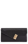Lady Couture Chic Rhinestone & Satin Envelope Clutch