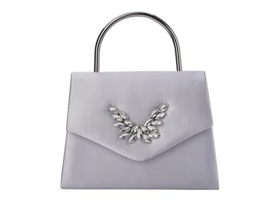 Lady Couture Classy Satchel In Silver