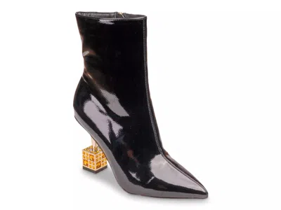 Lady Couture Crown Bootie In Black