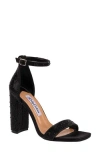 Lady Couture Dalia Crystal Embellished Ankle Strap Sandal In Black