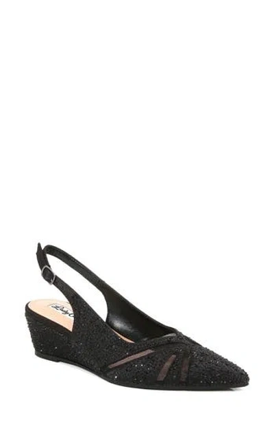 Lady Couture Daniel Embellished Slingback Pump In Black