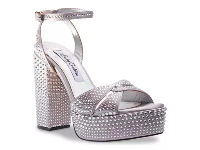 Lady Couture Doll Platform Sandal In Metallic