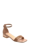 Lady Couture Doris Ankle Strap Sandal In Animal Print