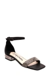 Lady Couture Doris Ankle Strap Sandal In Black