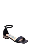 Lady Couture Doris Ankle Strap Sandal In Black
