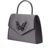 Lady Couture Evening Handbag In Gray