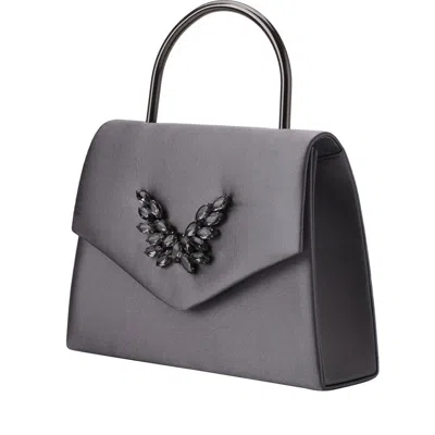 Lady Couture Evening Handbag In Gray
