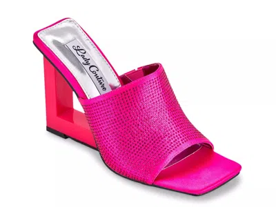 Lady Couture Fuego Wedge Sandal In Pink