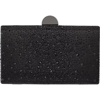 Lady Couture Glamorous Satin Evening Bag In Black