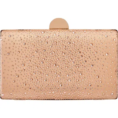Lady Couture Glamorous Satin Evening Bag In Gold