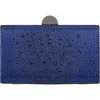 Lady Couture Glamorous Satin Evening Bag In Navy