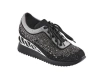 Lady Couture Glitz Fashion Athletic Sneaker On A Spring Look Wedge In Multi